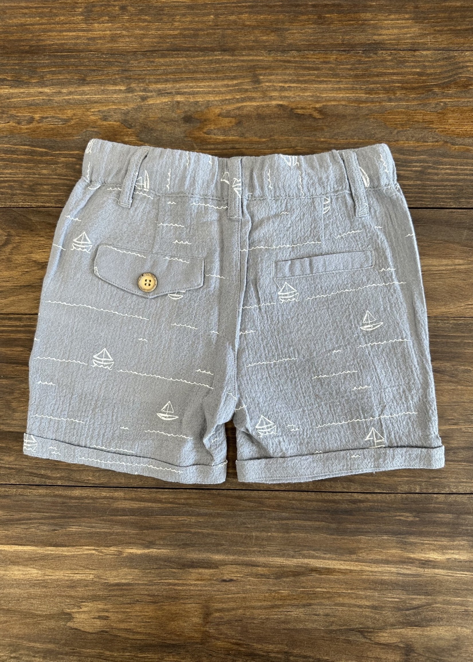 Grey Sailboat Shorts
