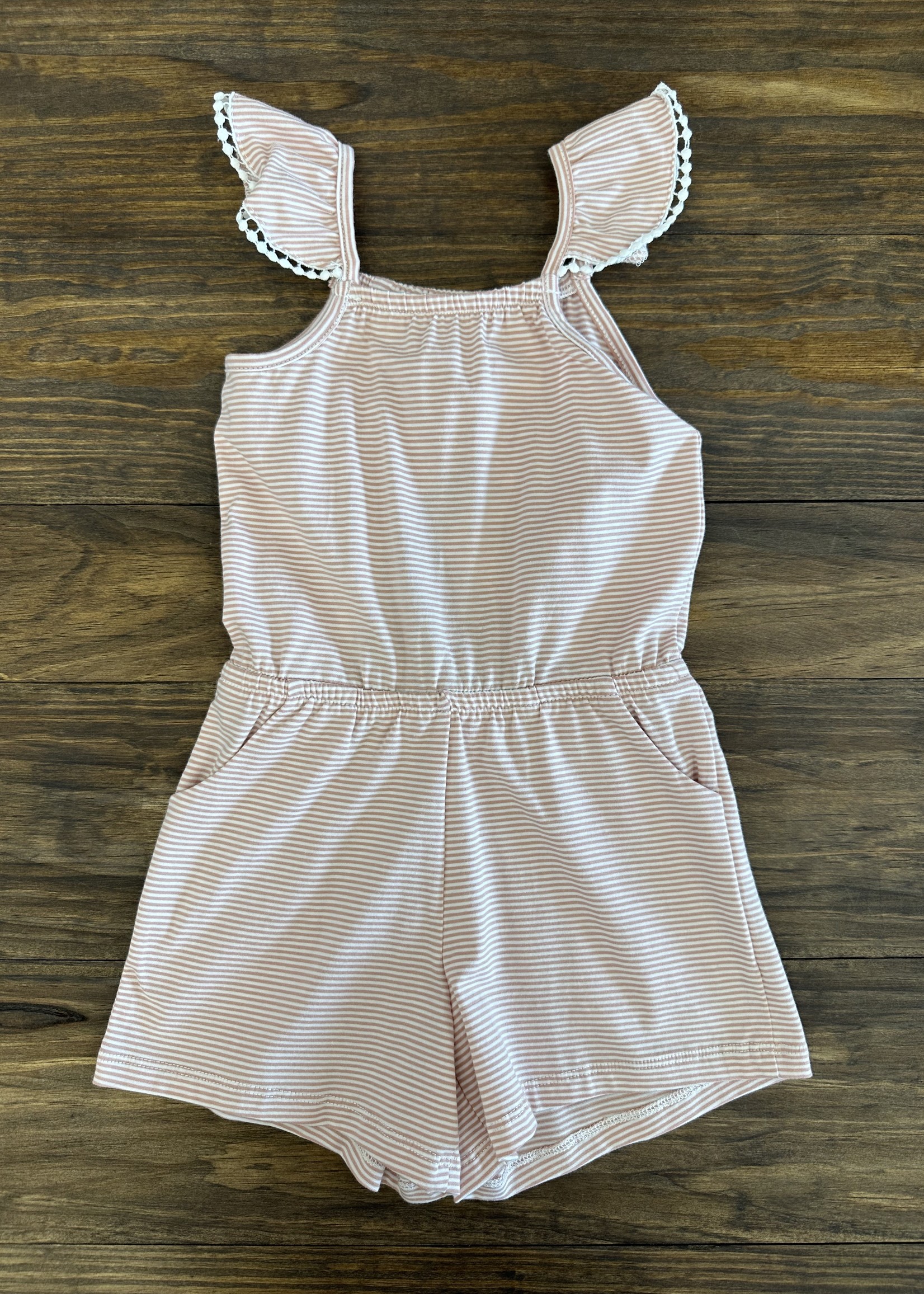 Peek-a-boo Romper - Pink