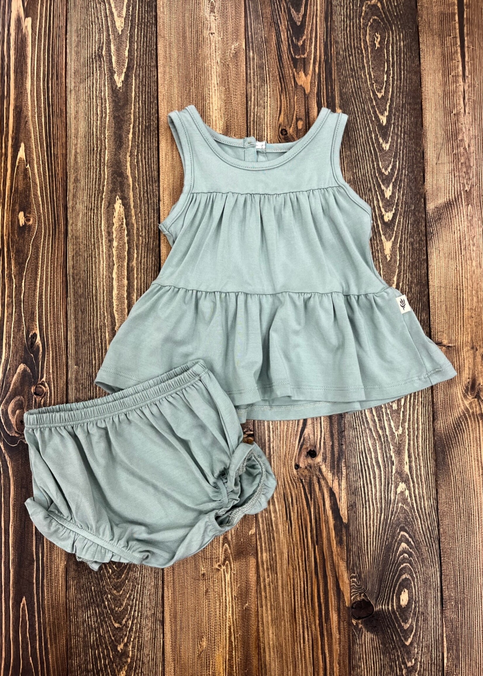 Baby Sprouts Silky Soft Sage Green Set