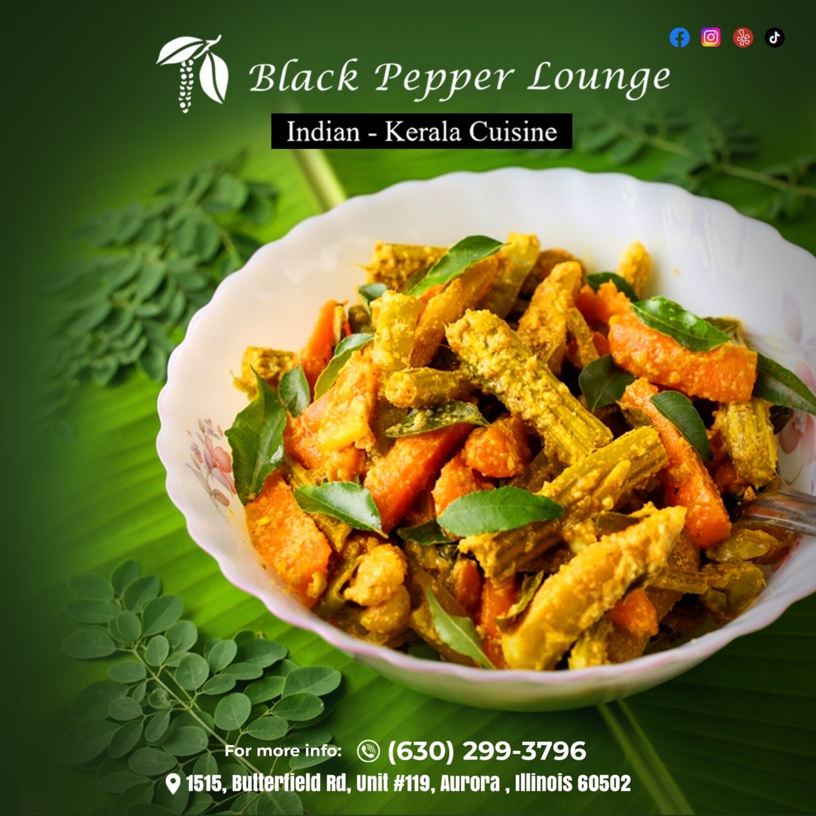 Black Pepper Lounge-Aurora Black Pepper Lounge-Aurora $20 Dining Certificate