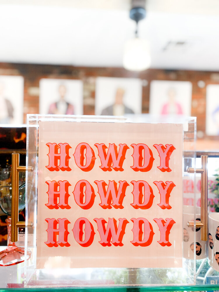 Tart By Taylor Howdy Howdy Howdy Acrylic Tray Large