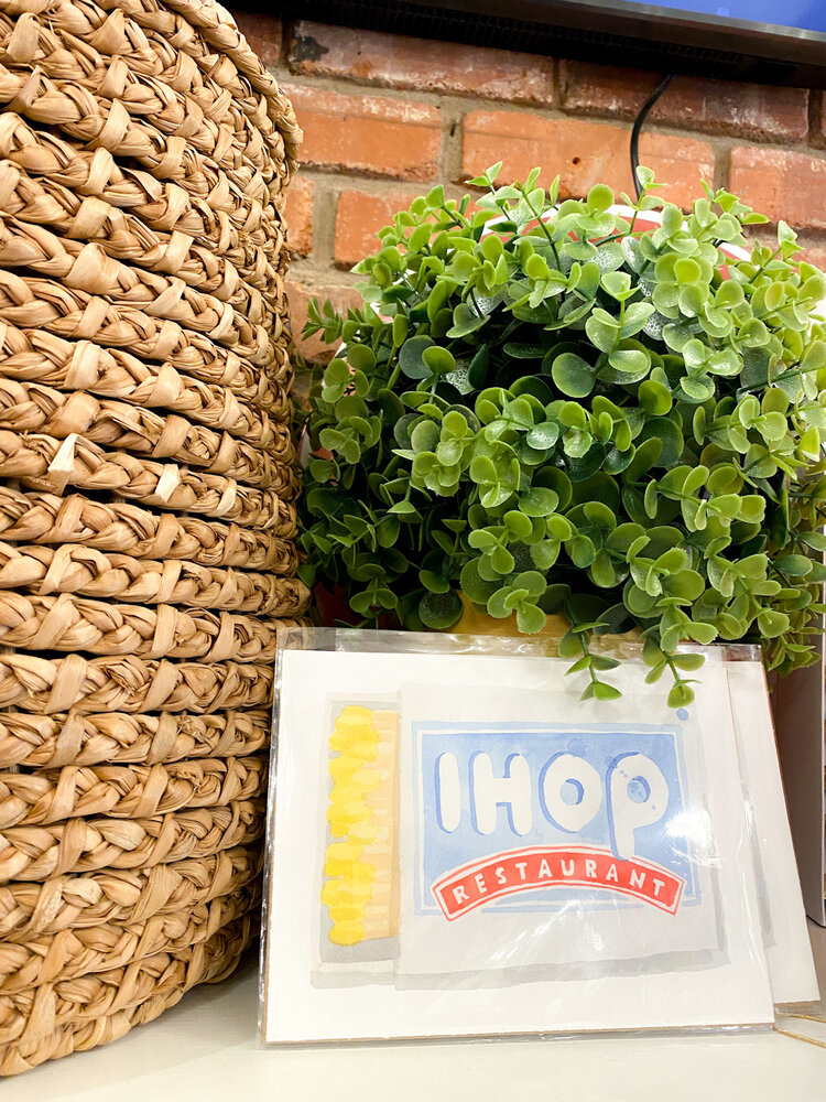 Furbish IHOP Matchbook Watercolor Print 5x7