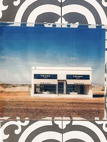 Deny Designs Irony In The West Acrylic Tray Large