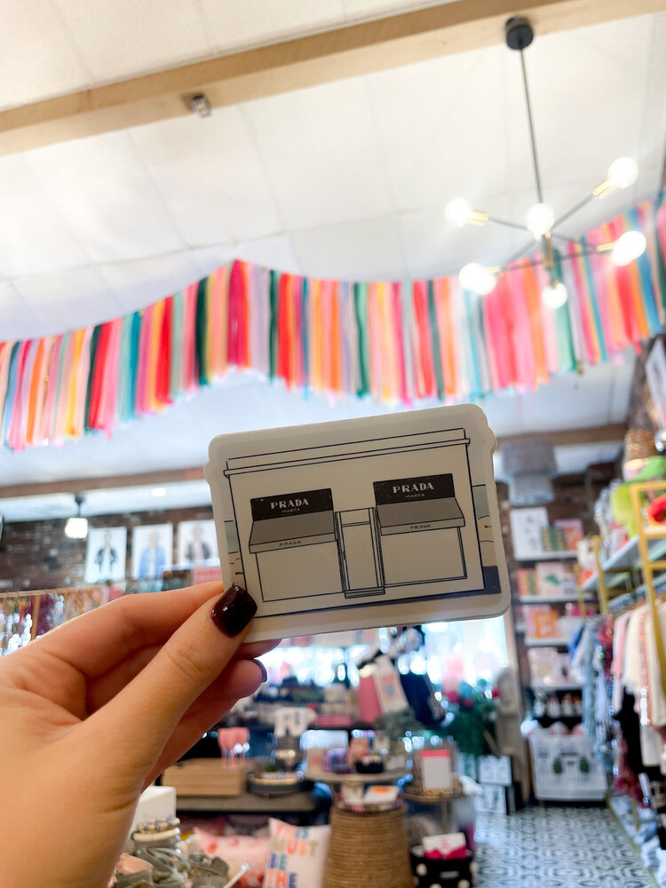 Maddon & Co Prada Marfa Vinyl Sticker