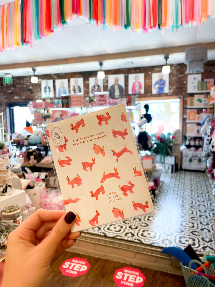 Legacy New Snuggle Bunny Baby Card