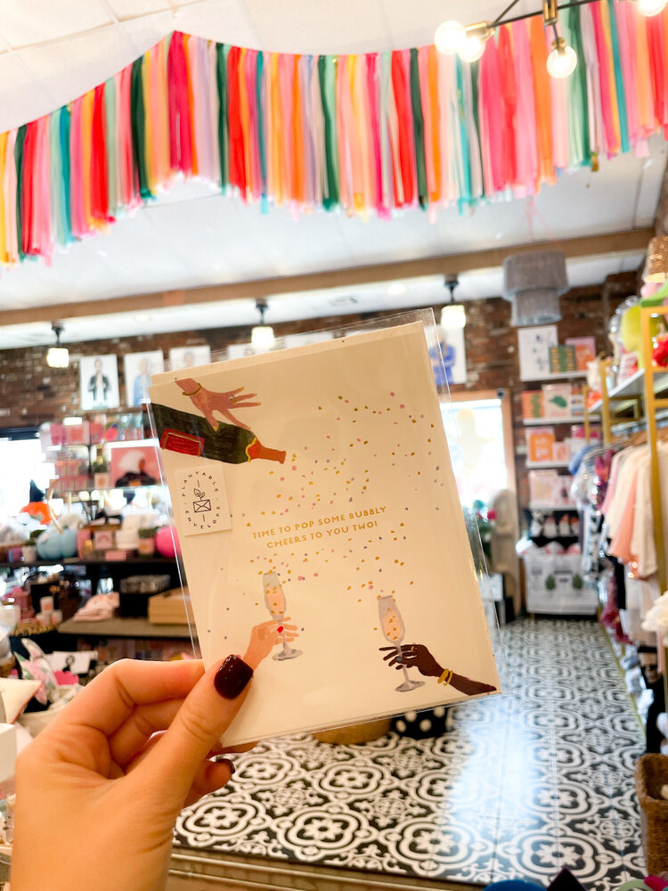 Legacy Pop Some Bubbly, Engagement/Wedding Card