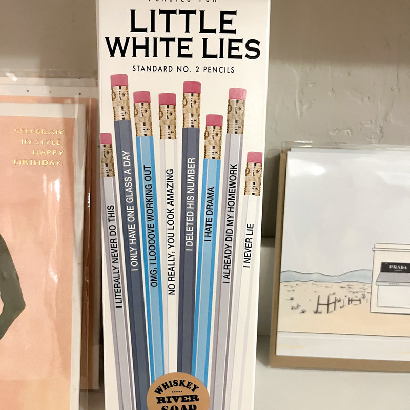 Whiskey River Soap Co. Little White Lies Pencils