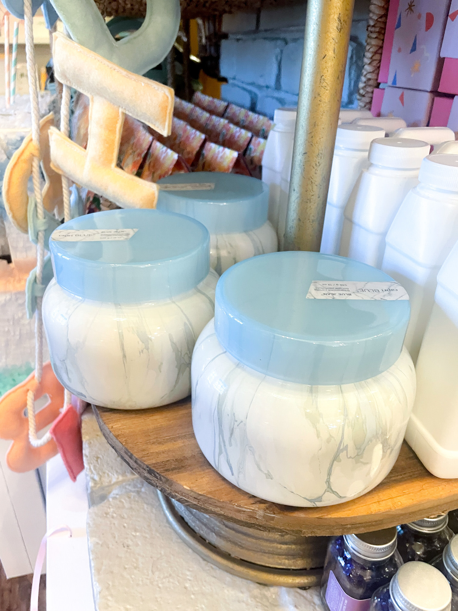 Capri Blue Blue Jean Marble Jar Savvy Blake LLC