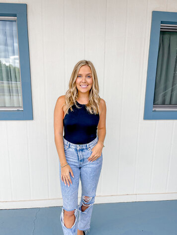 TCEC Black Bow Bodysuit