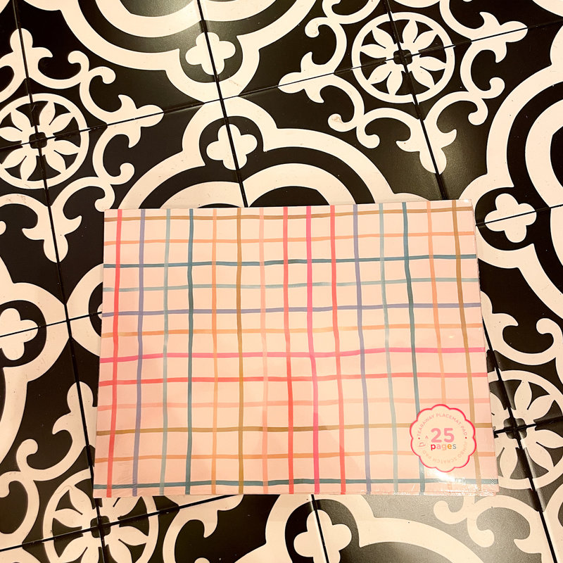 Talking out of Turn Placemat Pad - Pretty in Plaid