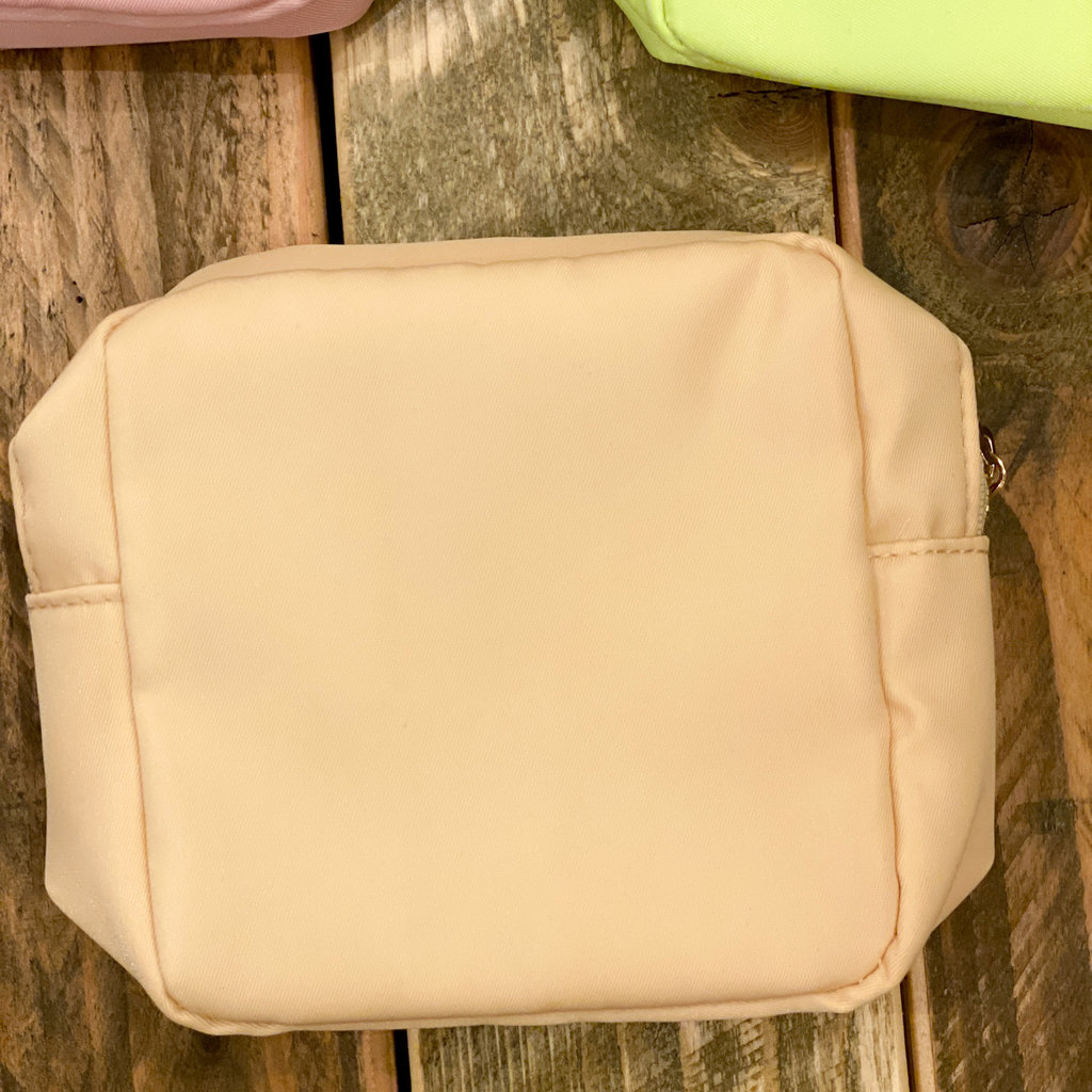 The Sandy Pearl Small Nylon Bag Tan Savvy Blake LLC