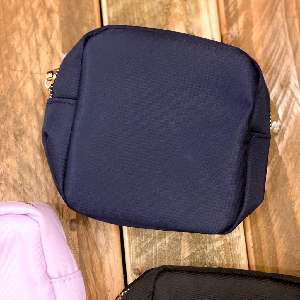 The Sandy Pearl Small Nylon Bag Navy Savvy Blake LLC