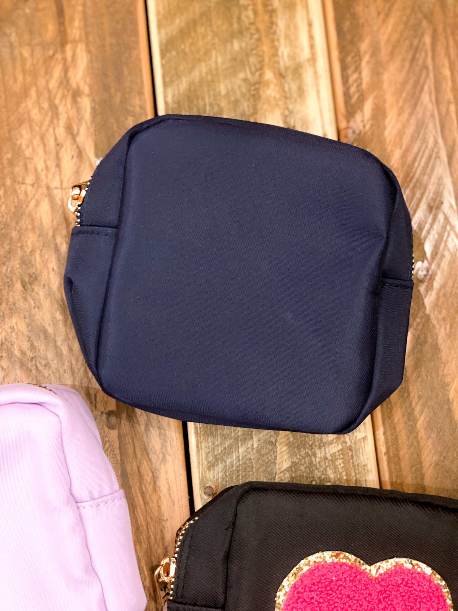 The Sandy Pearl Small Nylon Bag Navy Savvy Blake LLC