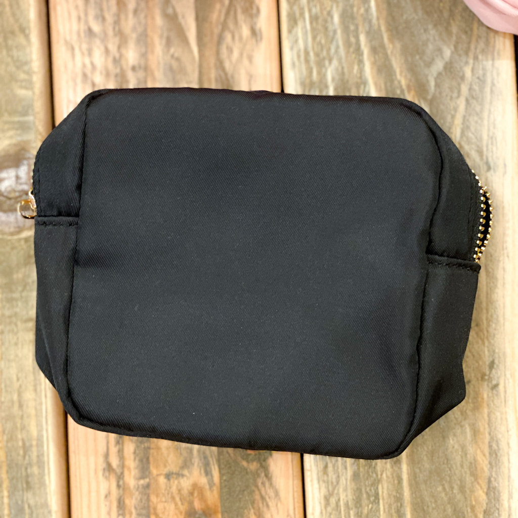 The Sandy Pearl Small Nylon Bag Black Savvy Blake LLC