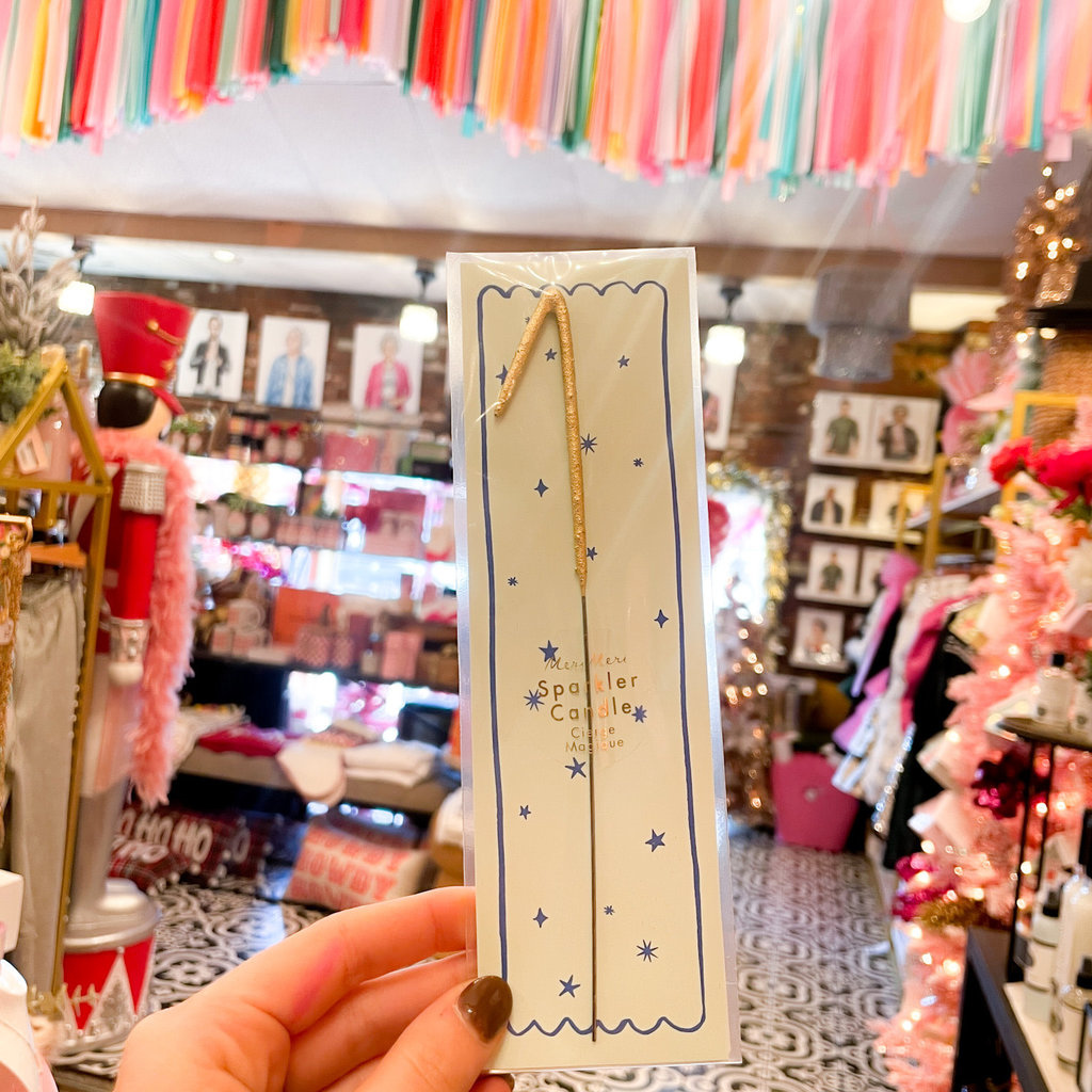 Gold Sparkler Candle Savvy Blake LLC