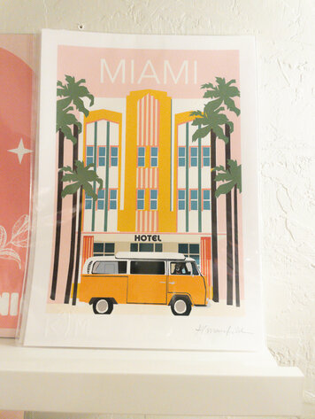 Karina Mansfield Miami Art Print