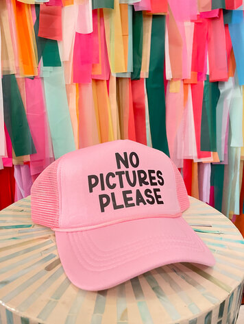 Cash and Carry No Picture Pink Trucker Hat