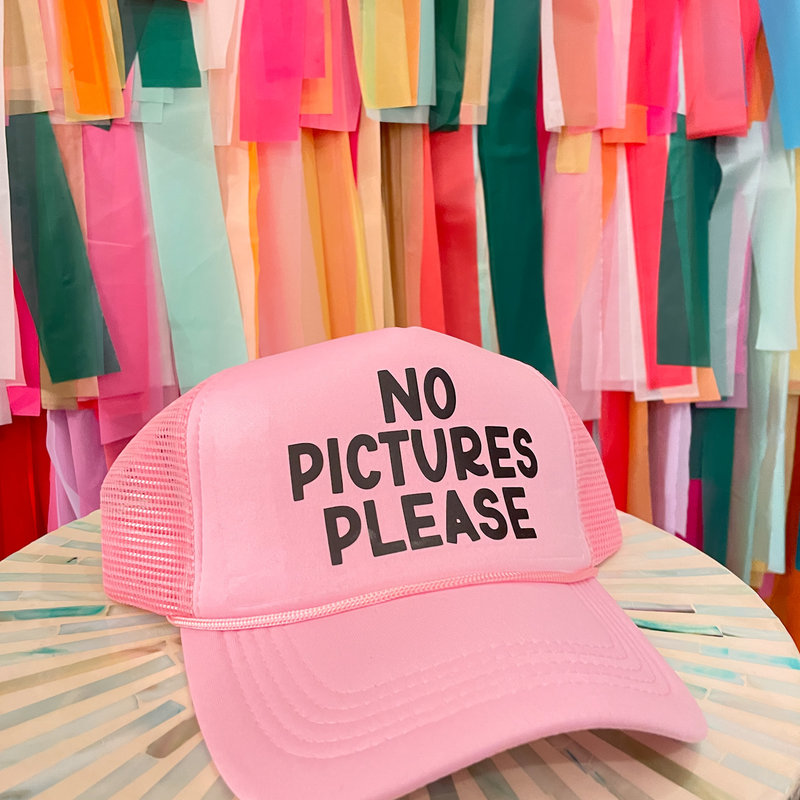 Cash and Carry No Picture Pink Trucker Hat