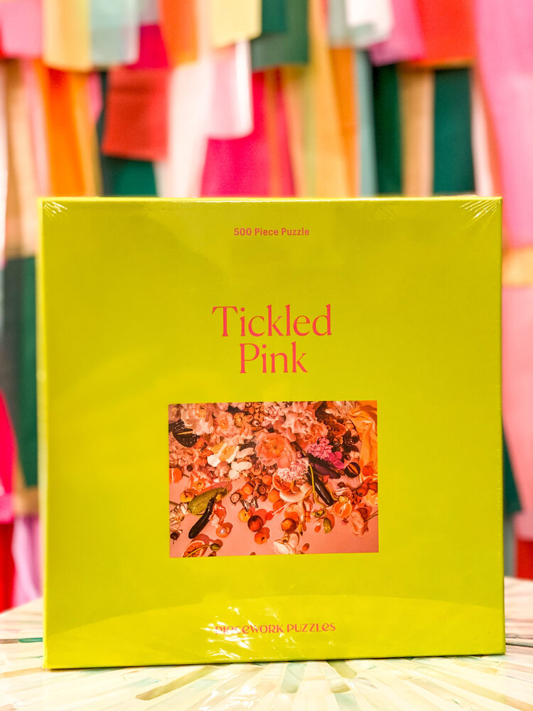 Piecework Puzzles Tickled Pink 500 Piece Puzzle