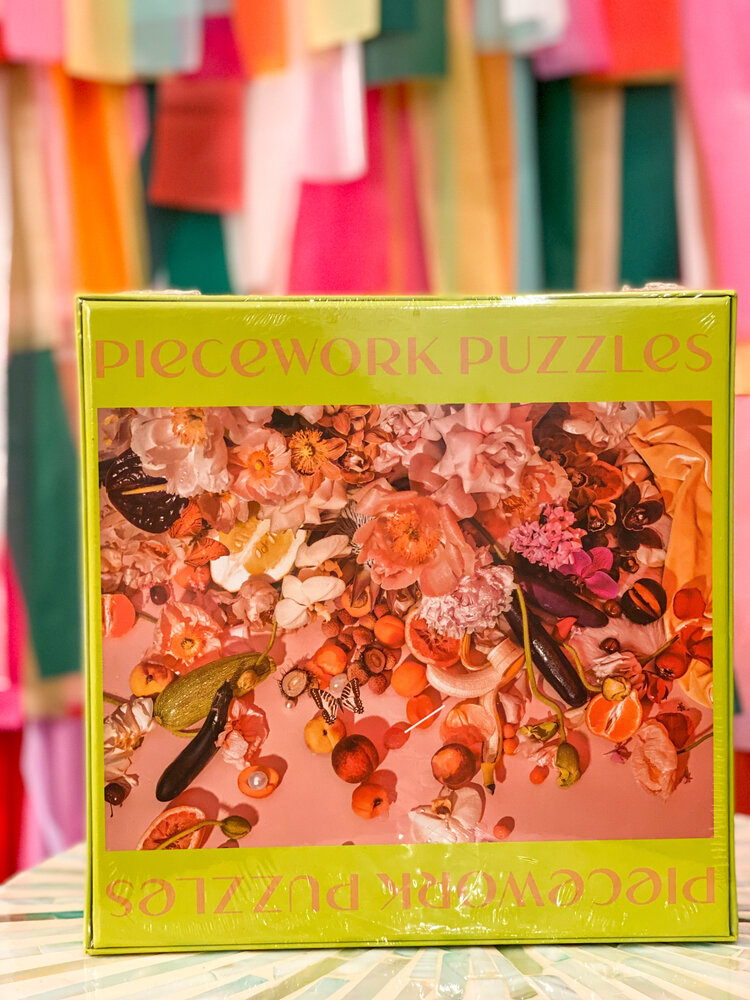 Piecework Puzzles Tickled Pink 500 Piece Puzzle