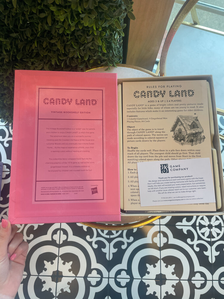 WS Game Company Candy Land Vintage Bookshelf Edition