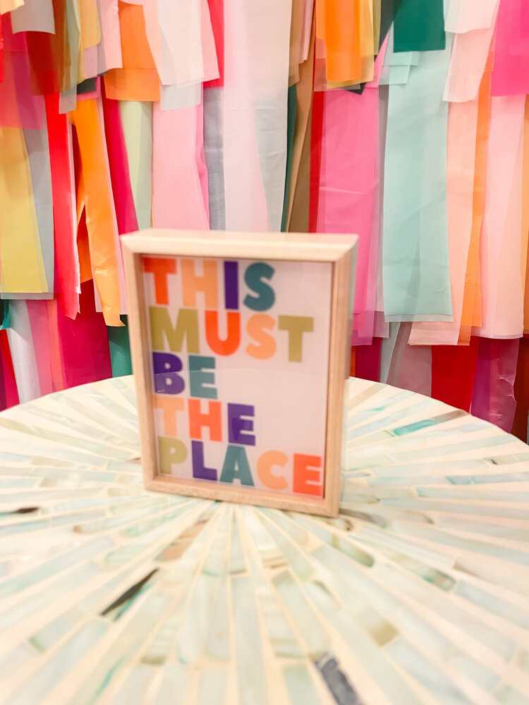 Deny Designs This Must Be The Place Mini Framed Art