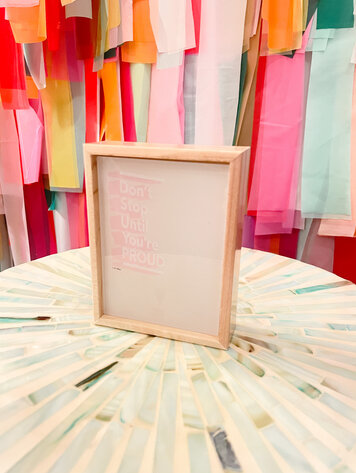 Deny Designs Optimist Mini Framed Art