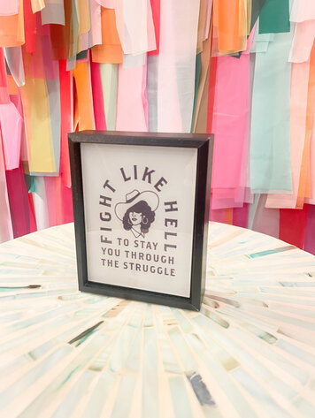 Deny Designs Stay You Mini Framed Art