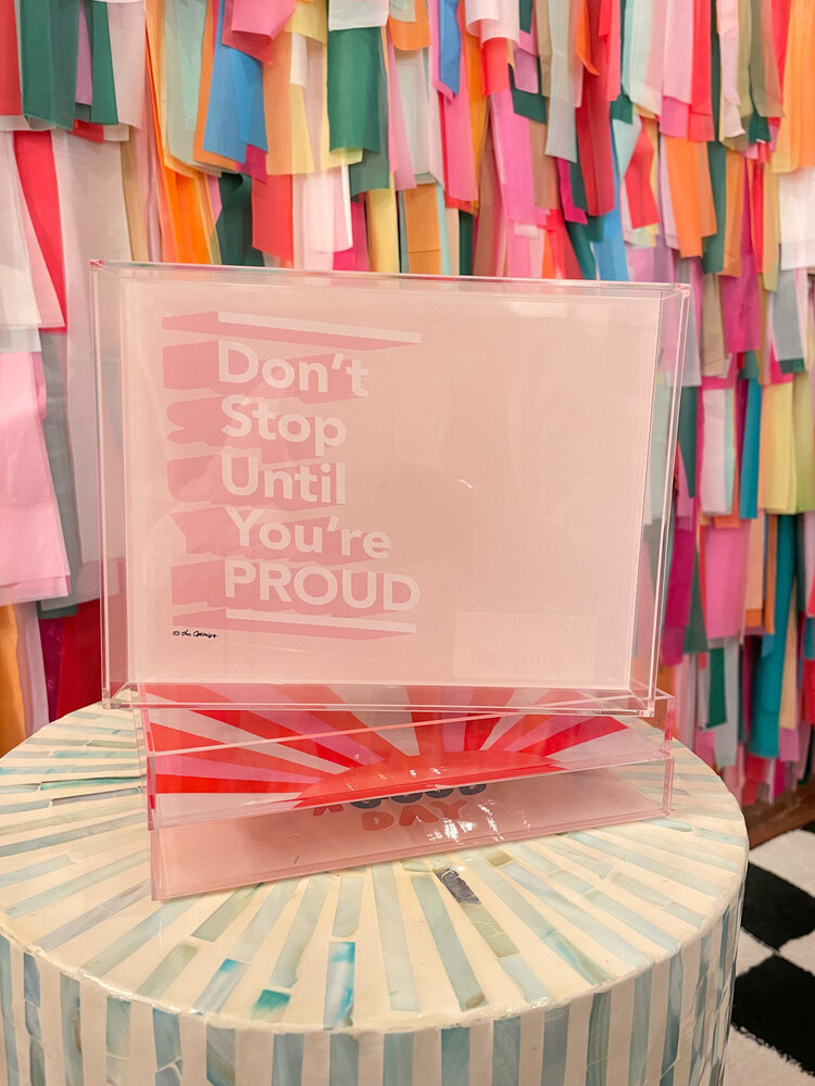 Deny Designs Optimist Acrylic Small Tray