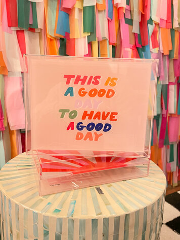 Deny Designs Good Day To Have A Good Day Acrylic Small Tray