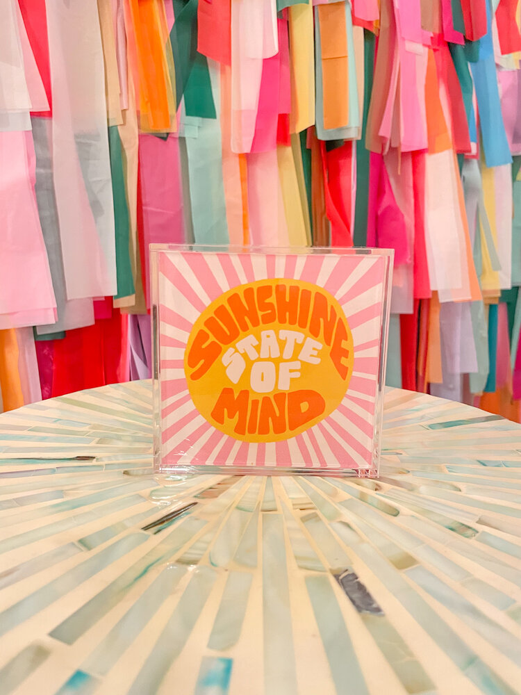 Deny Designs Sunshine Vibes Acrylic Box
