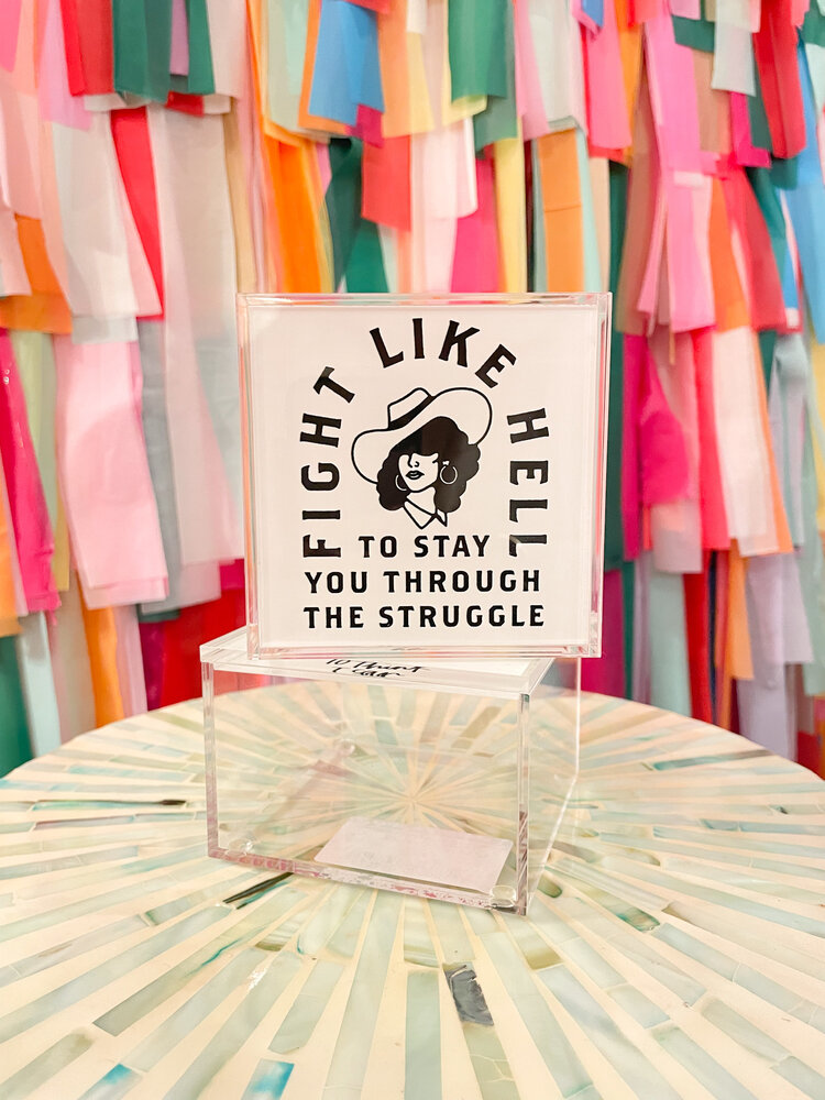 Deny Designs Stay You Acrylic Box