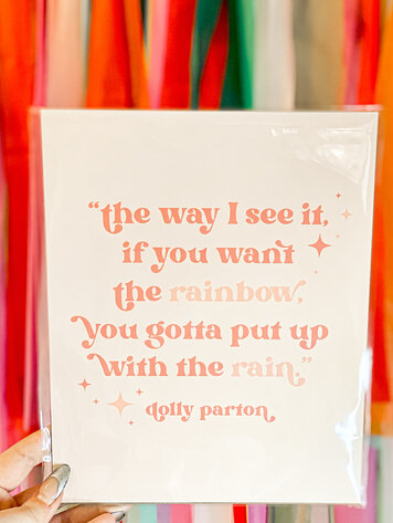 Maddon & Co Rainbow Dolly Print l 8x10