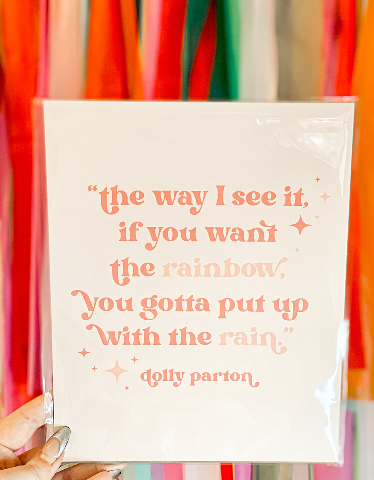 Maddon & Co Rainbow Dolly Print l 8x10