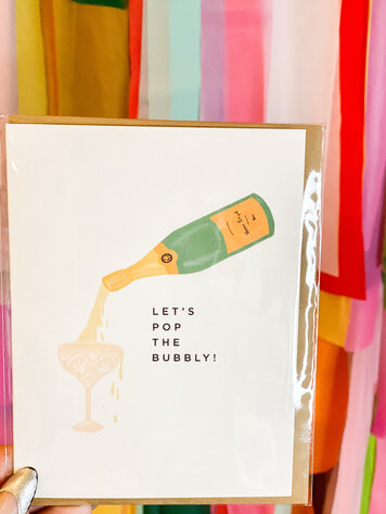 Maddon & Co Pop The Bubbly Card