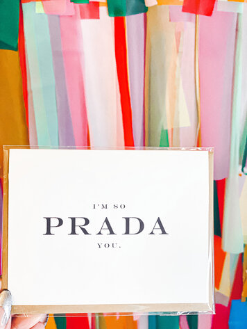 Maddon & Co Prada You Card