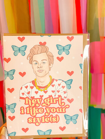 Maddon & Co Harry Styles Card