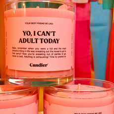 Candier I Can't Adult Today Candle