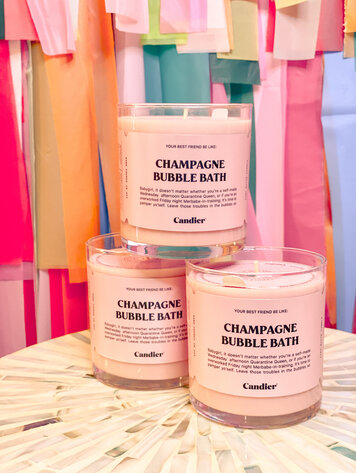 Candier Champagne Bath Candle