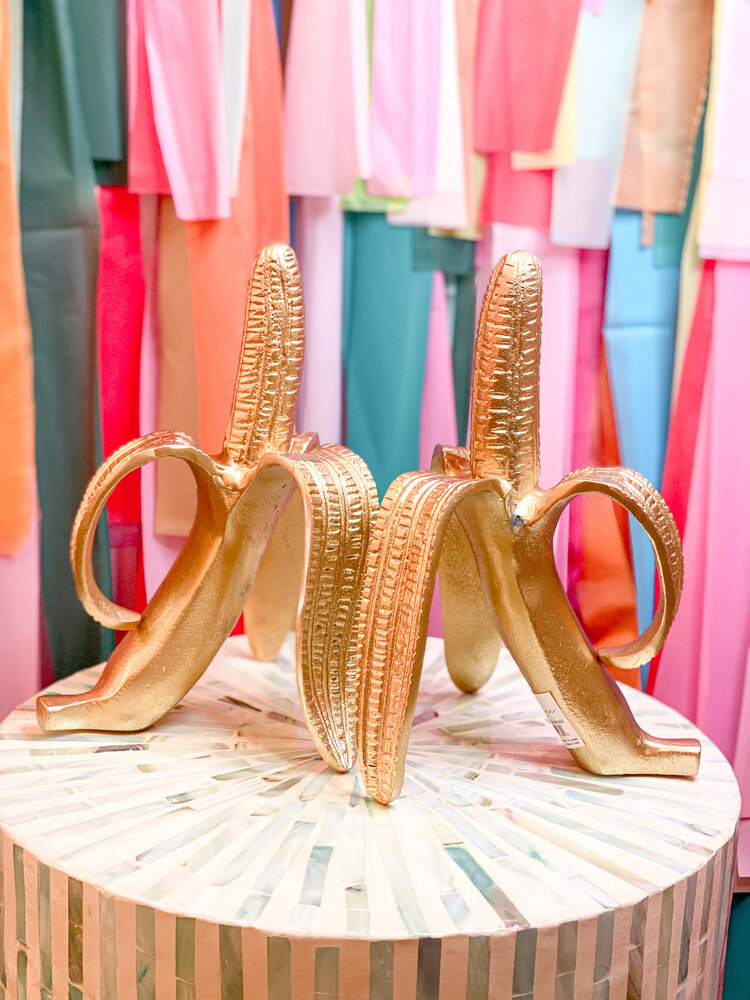 8 Oak Lane Banana Bookends - Set of 2