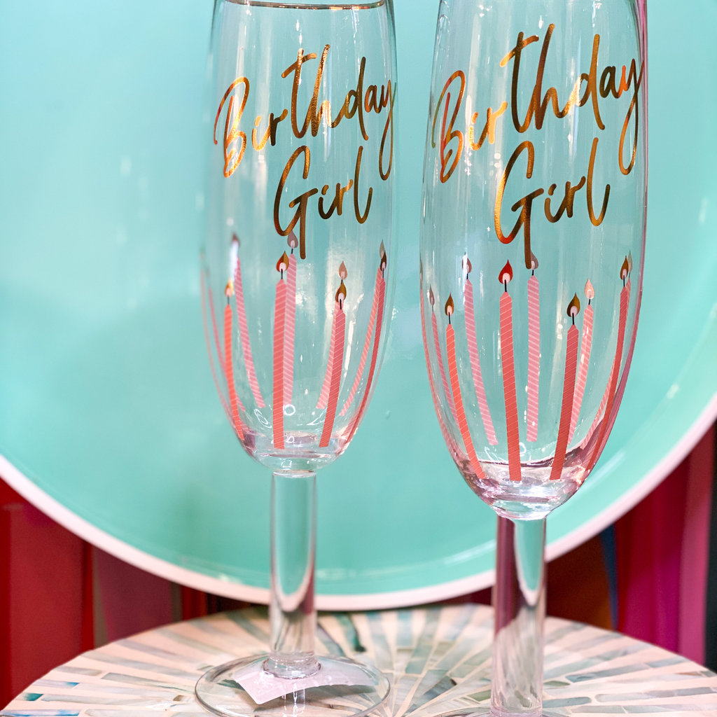 8 Oak Lane Birthday Girl Oversized Champagne Glass