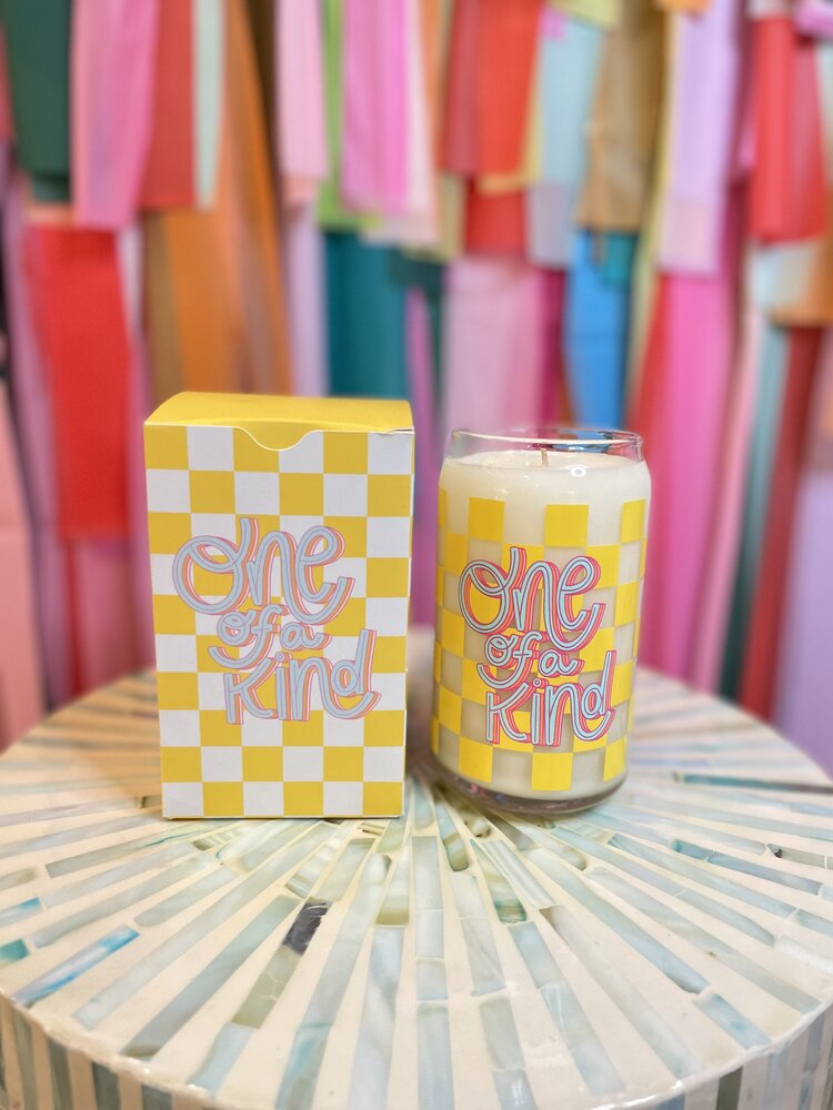 Talking out of Turn One of a Kind Glass Candle