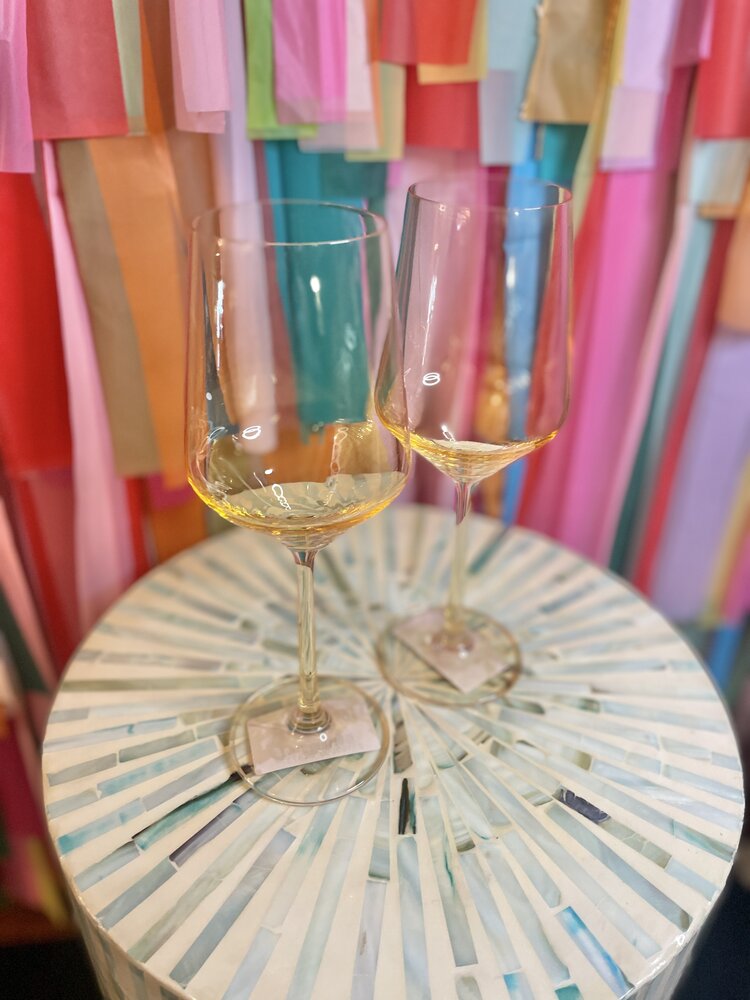 The Wine Savant Orange Wine Glass