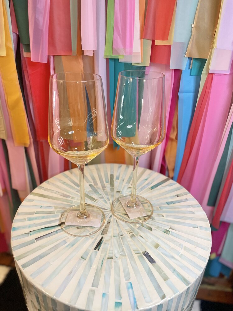 The Wine Savant Orange Wine Glass