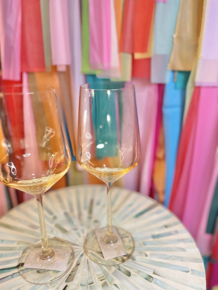 The Wine Savant Orange Wine Glass