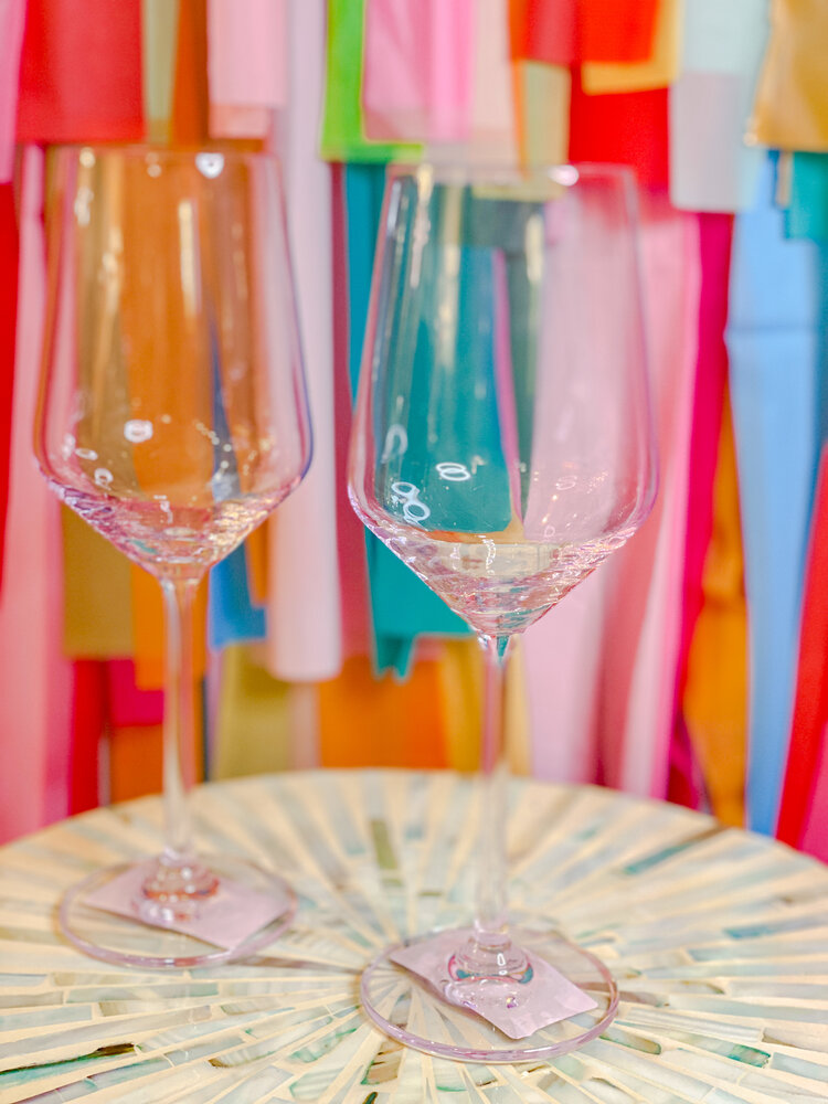 The Wine Savant Pretty Purple Wine Glass