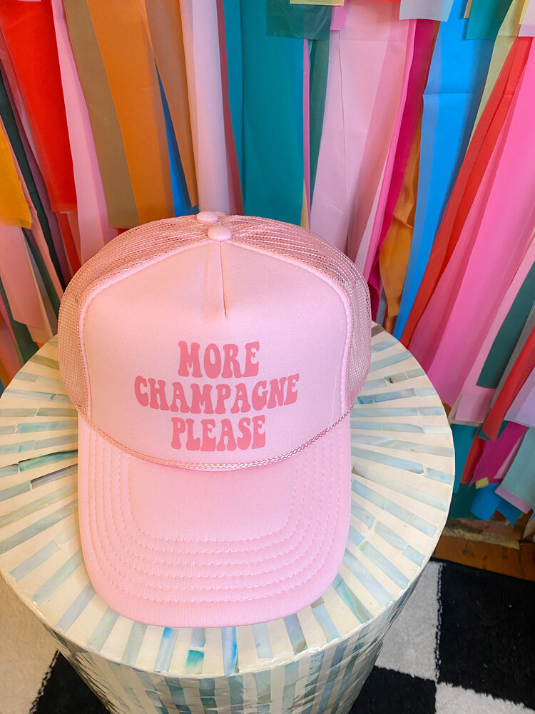 Ruby Moon More Champagne Please Trucker Hat