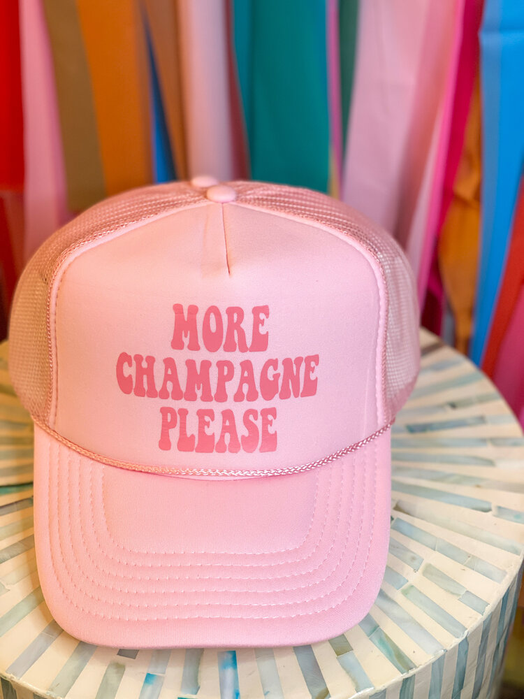Ruby Moon More Champagne Please Trucker Hat