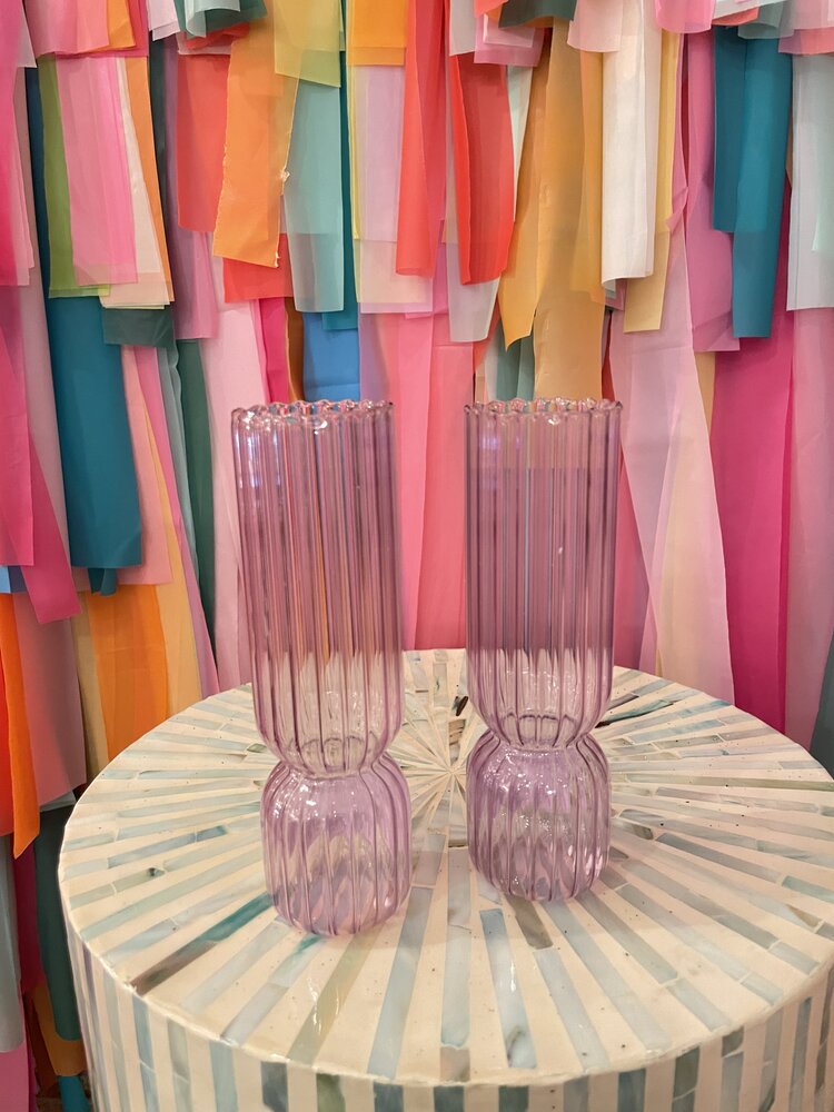 Ivorie Group Mimi Glass Vase - Lilac