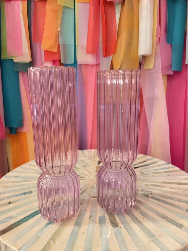 Ivorie Group Mimi Glass Vase - Lilac